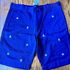 J. Crew embroidered shorts